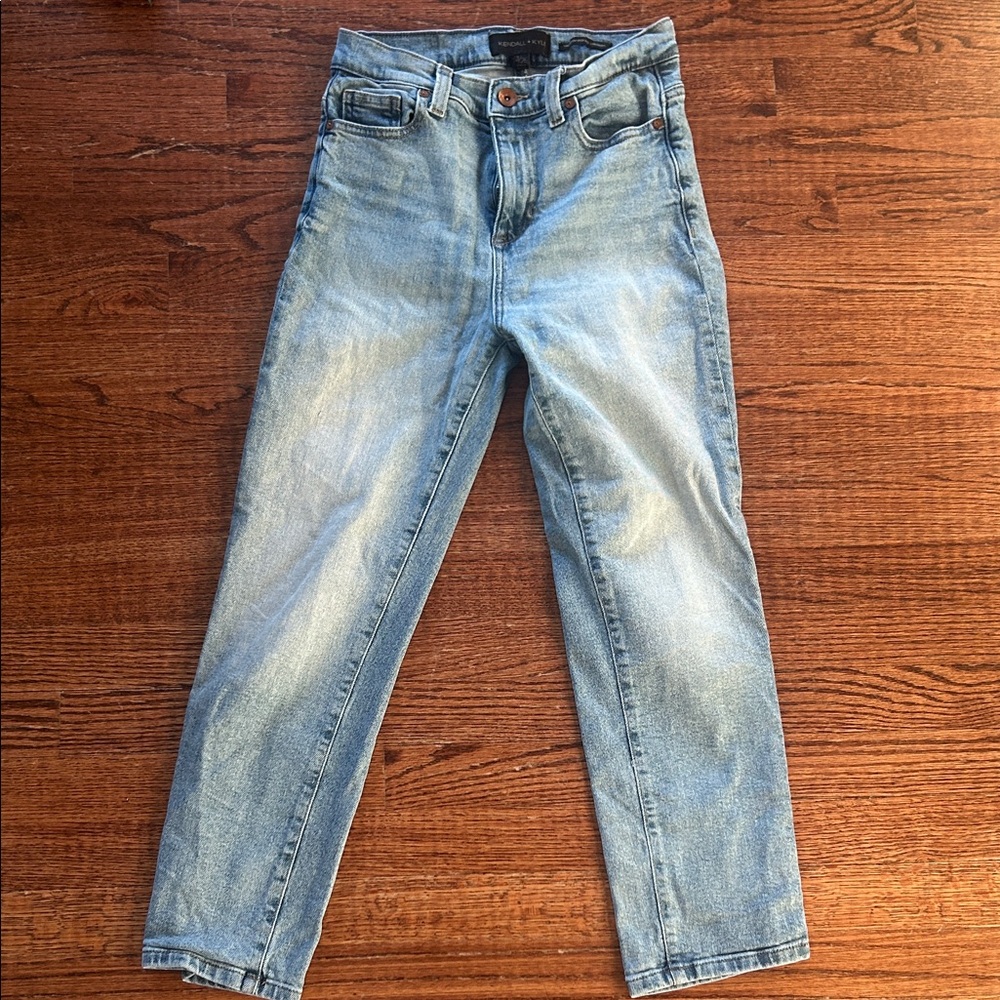 Kendall & Kylie High-Rise Straight Jeans